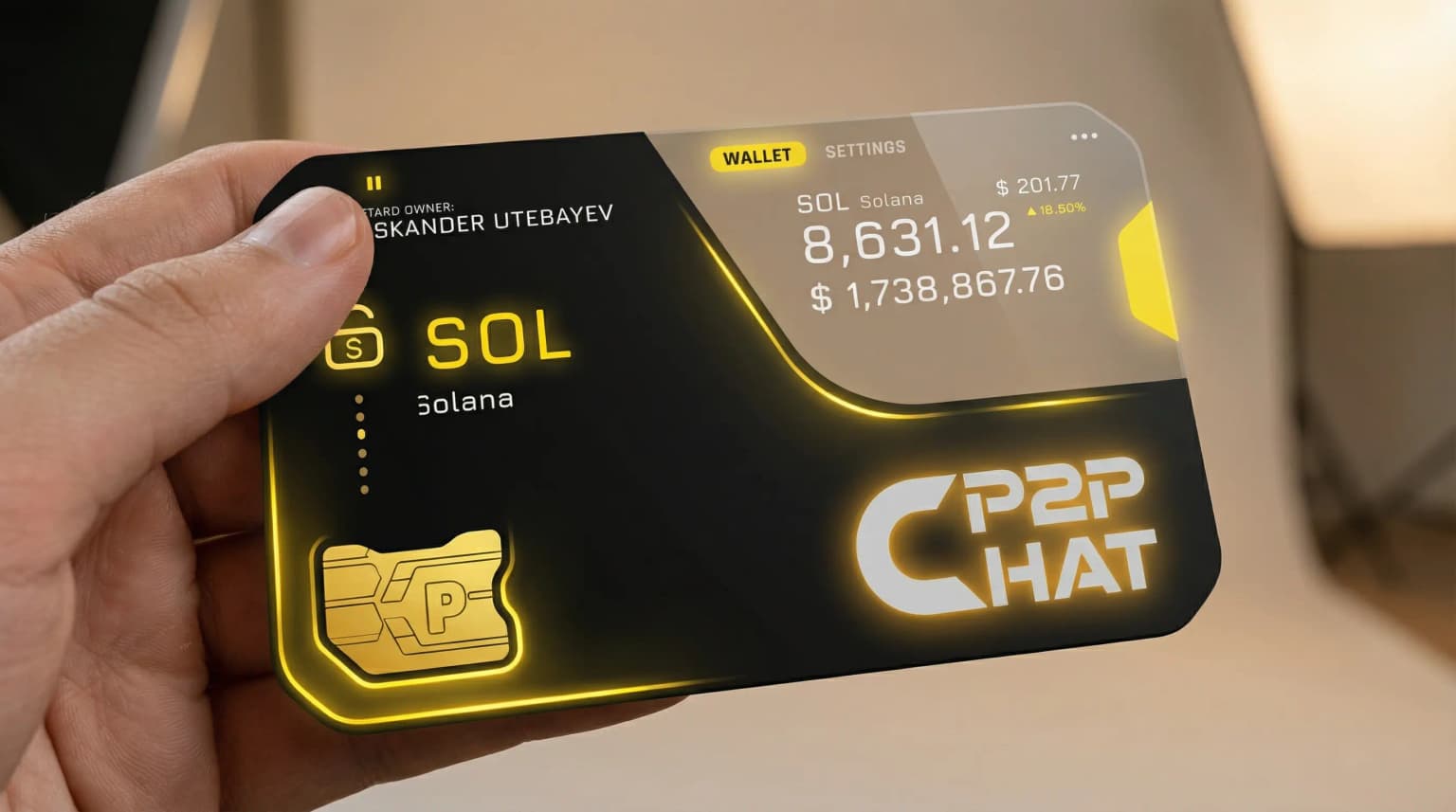 P2PChat card overview